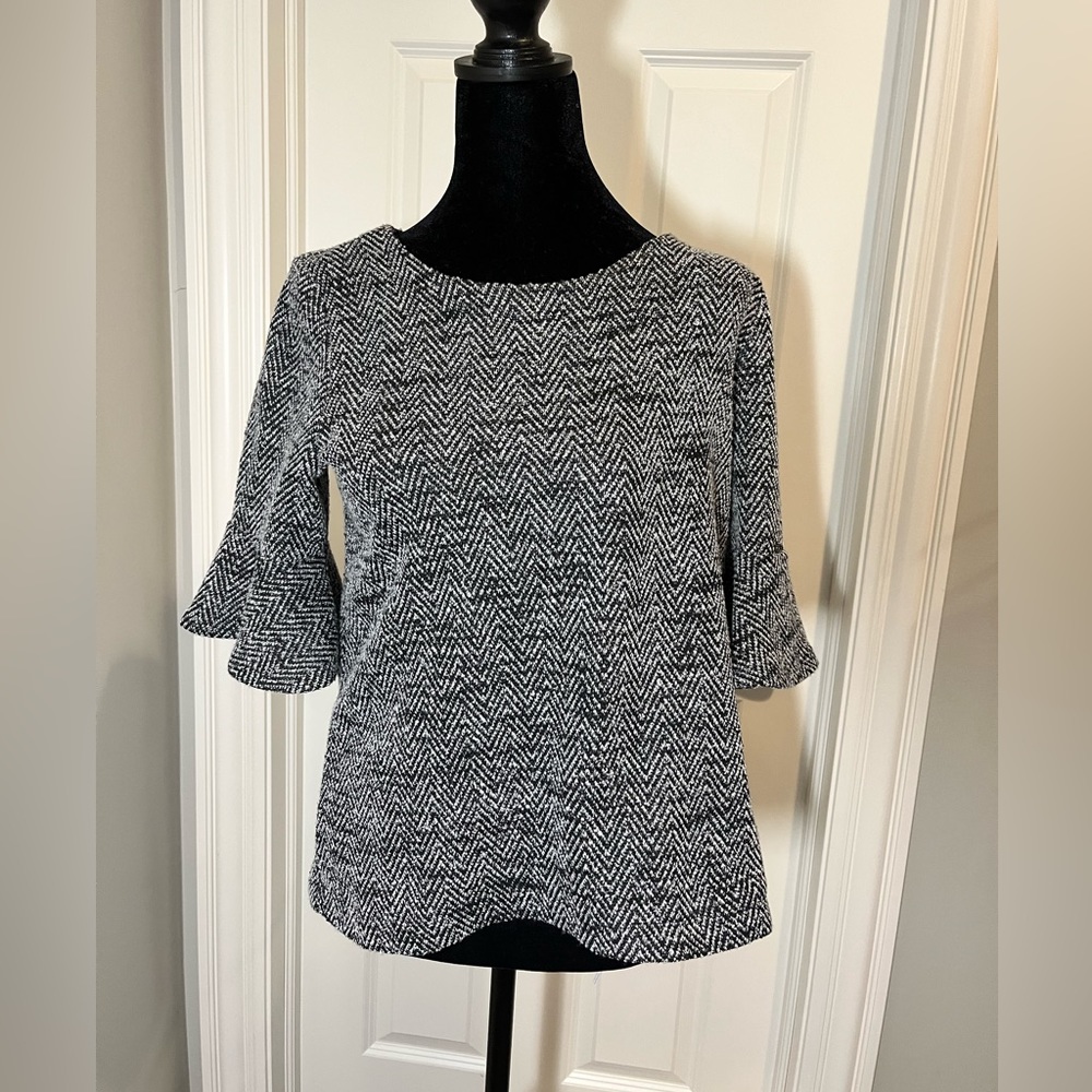 Ann Taylor Loft Gray Shirt